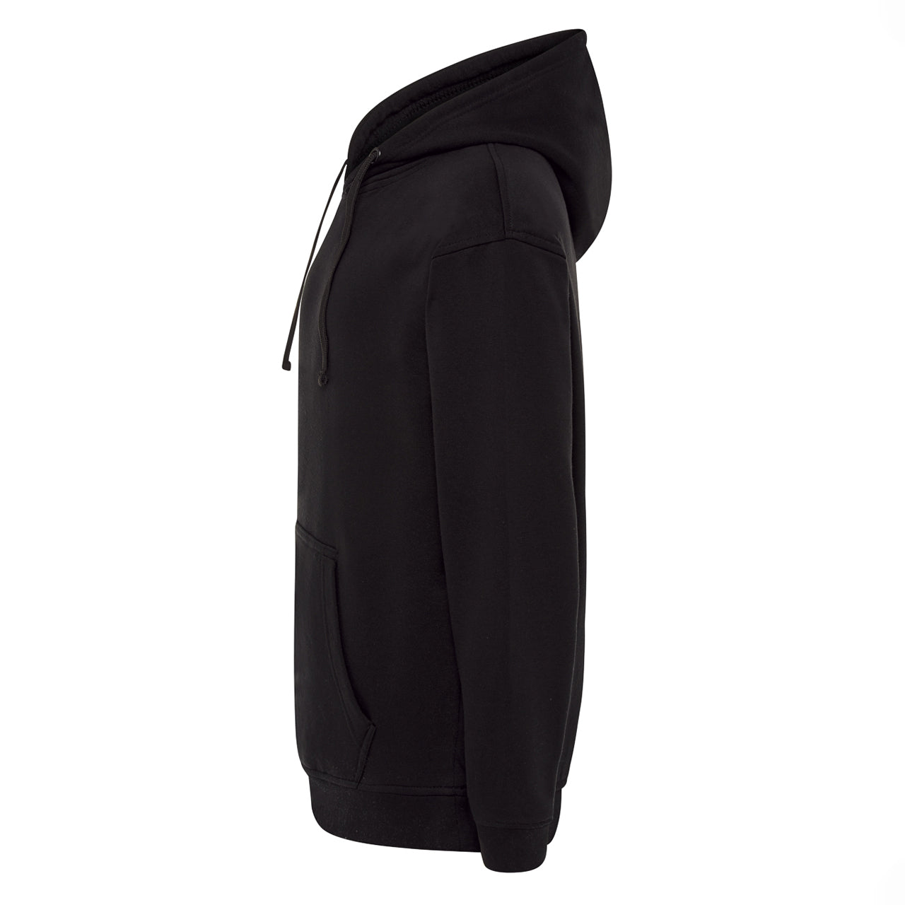 Sudadera color negro con  calavera y serpiente realista  vista lateral