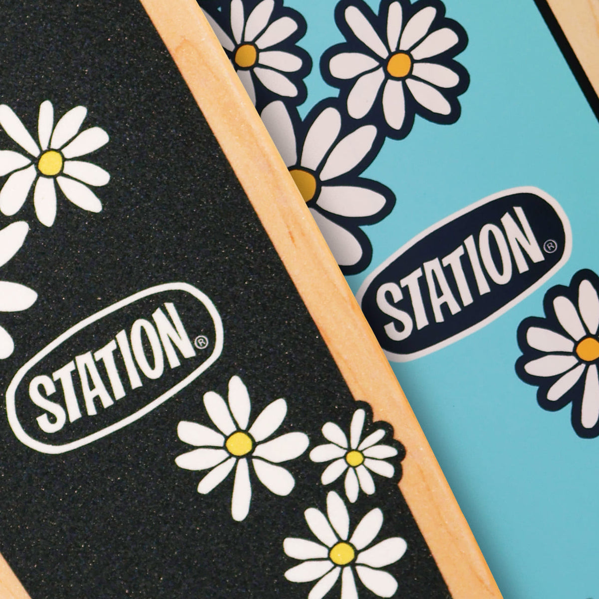 Detalle lija Surfskate  infantil Completo 'DAISY SKY' - StationSkate