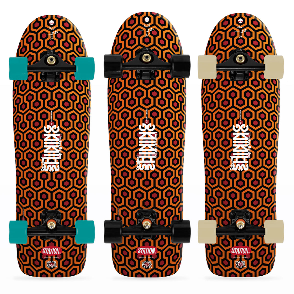 Surfskate 32 pulgadas Completo 'SHINING' - StationSkate combinaciones ejes y ruedas